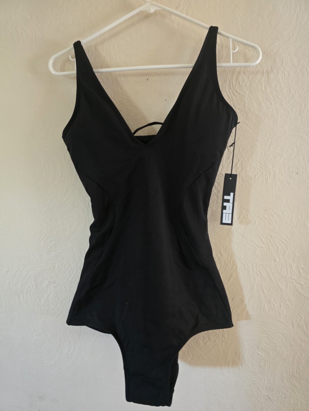 NWT! TA3 Swim, Plungey Contour Hipster - Black, Medium Regular Length, MSRP $178 - Picture 9 of 12